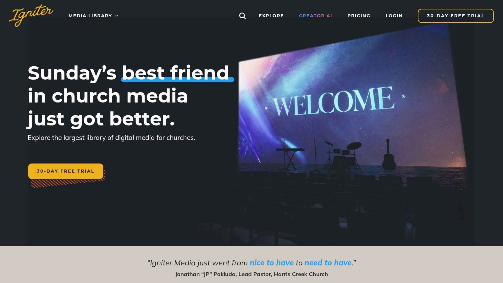 Igniter Media – Free church graphics and bundles + membership