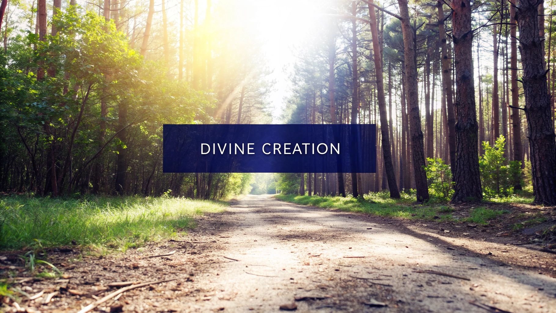 A church graphic design featuring a mountain landscape with text overlay for a sermon series.