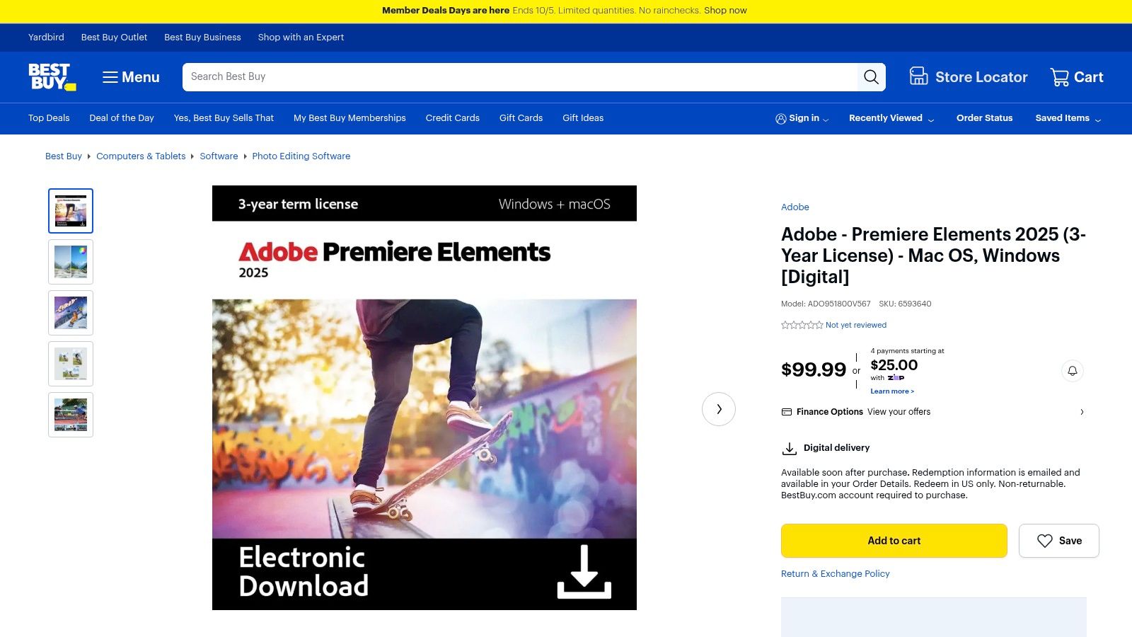 Best Buy – Digital software