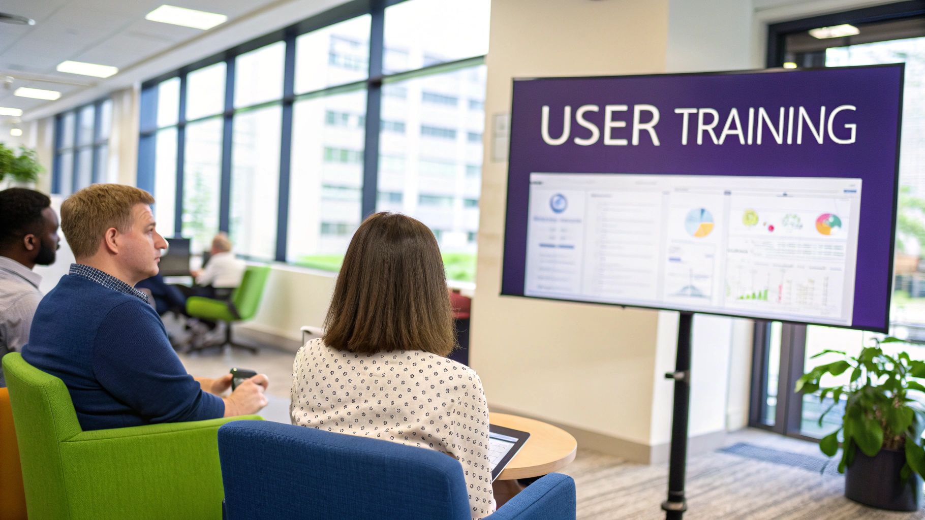 A calendar on a tablet screen, symbolizing the organized social media workflow for a church.