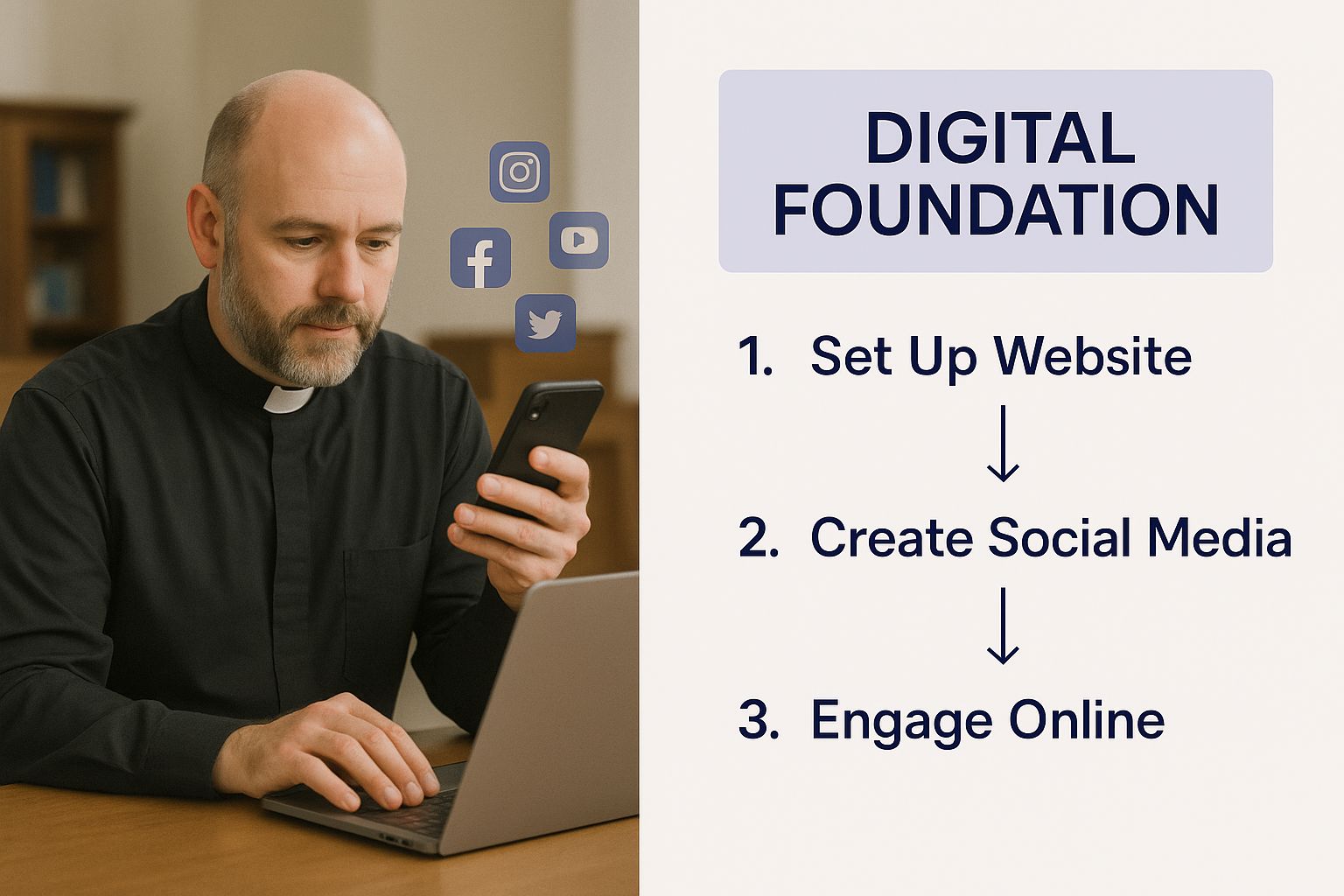 Infographic about digital marketing for nonprofits