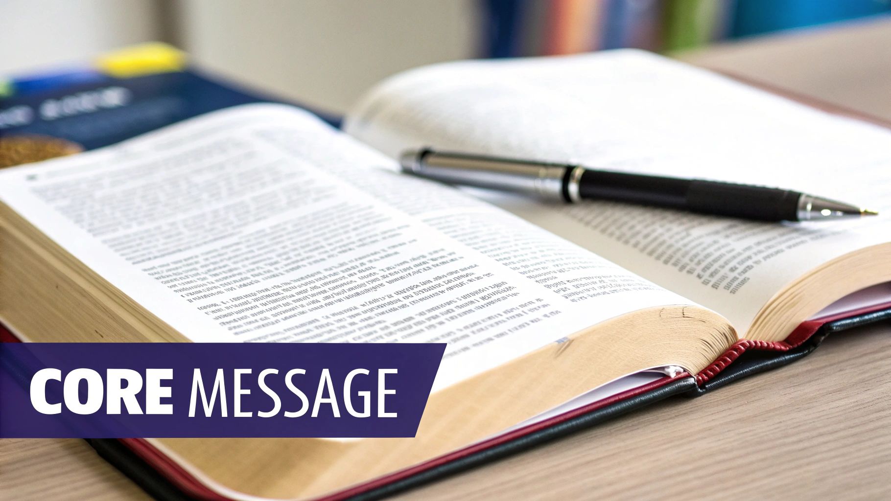 A close-up of a Bible open on a desk with a magnifying glass and notes, representing deep scriptural study.
