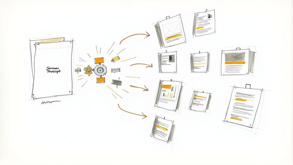 A simple, clean desk with a laptop, notebook, and a single plant, representing an organized workflow.