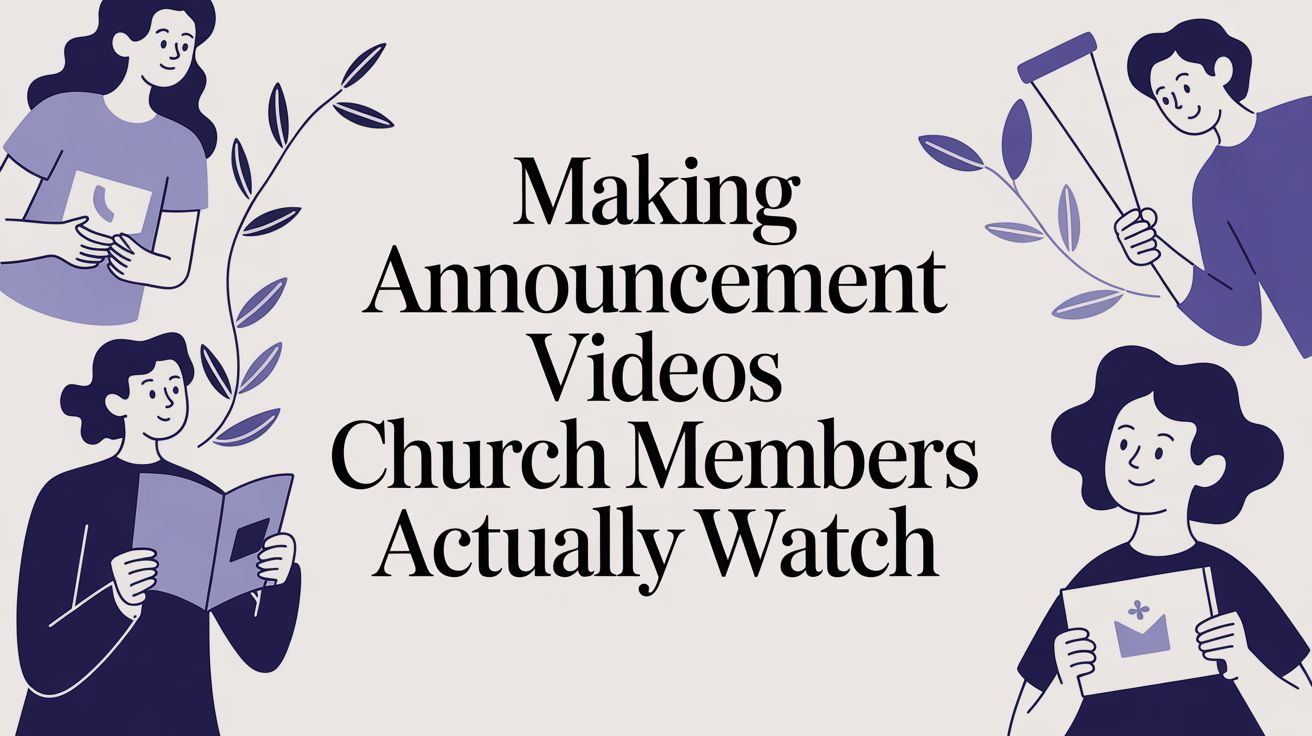 Making Announcement Videos Church Members Actually Watch