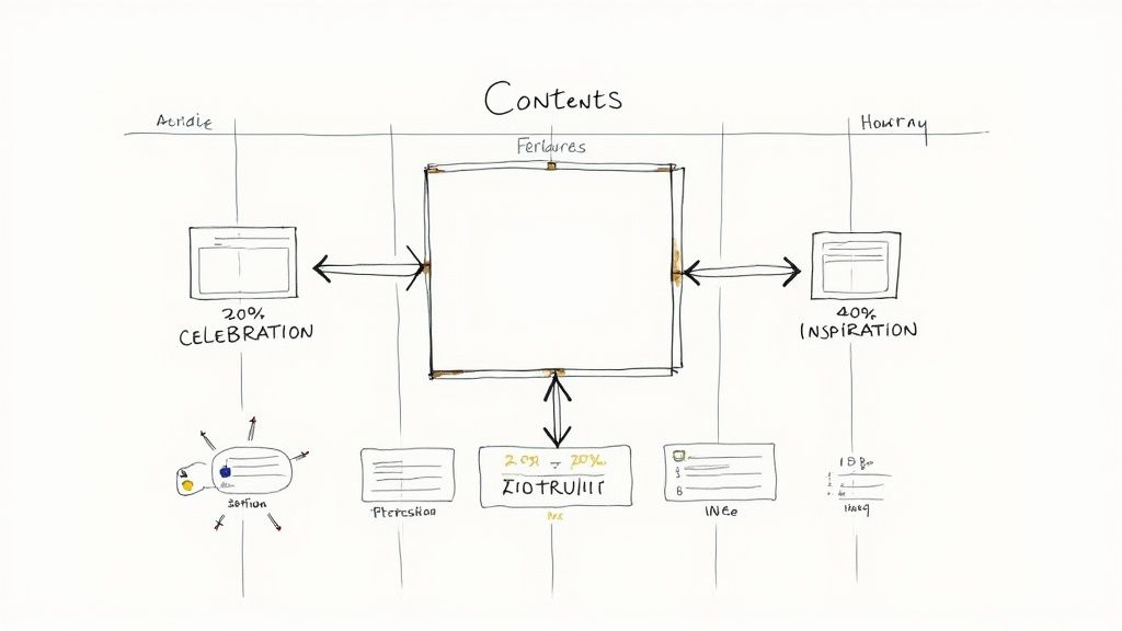 A calendar planner and a pen on a wooden desk, symbolizing the strategic planning of church social media content.