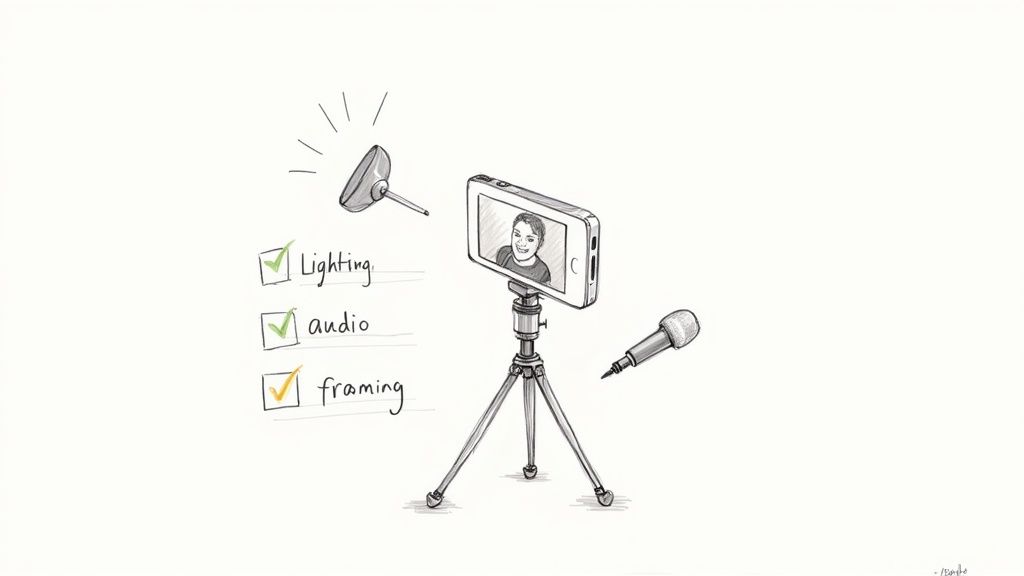 Screenshot from https://churchsocial.ai/features/graphic-editor showing the user-friendly interface with templates, color palettes, and logo integration for creating branded graphics.