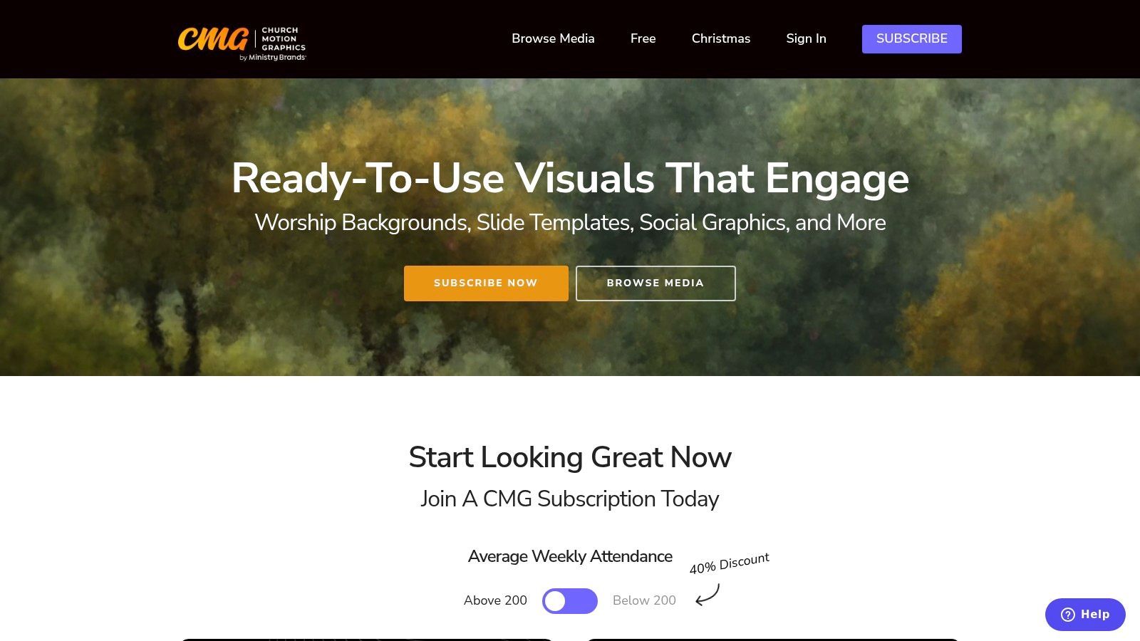 Church Motion Graphics (CMG)