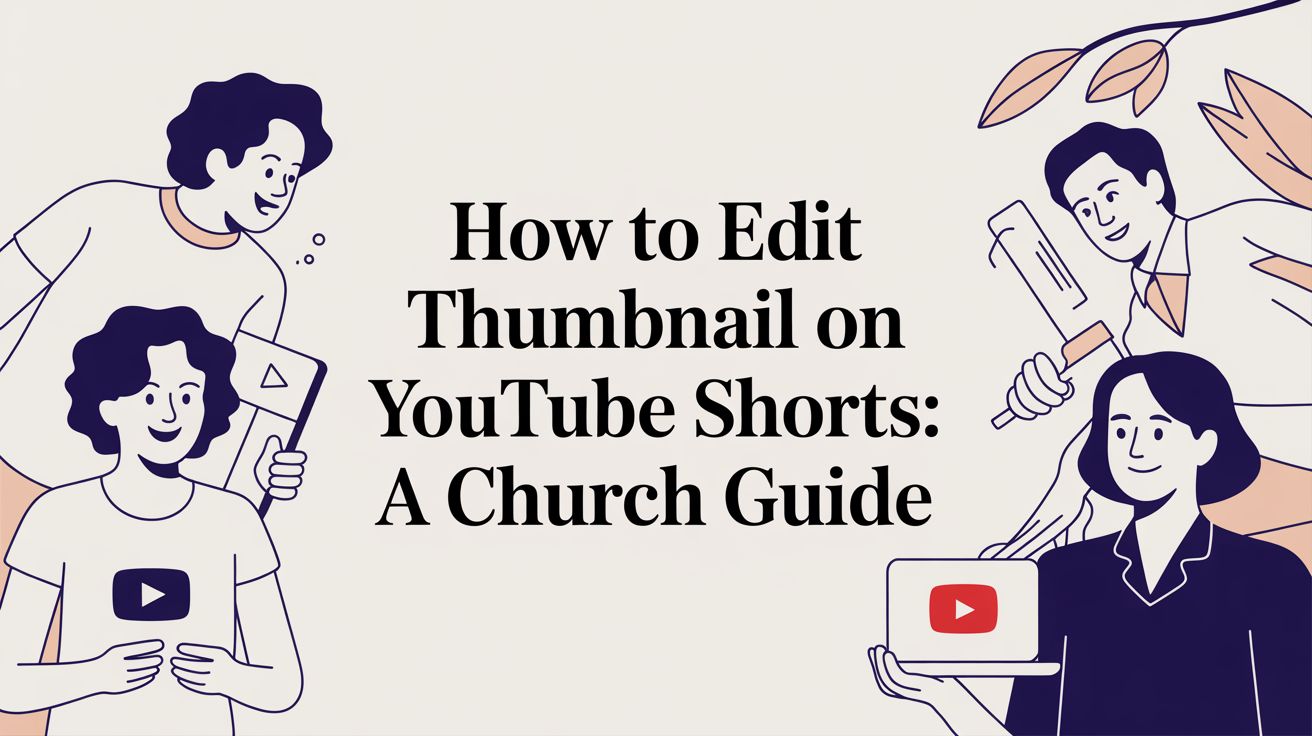 How to edit thumbnail on youtube shorts: A church guide