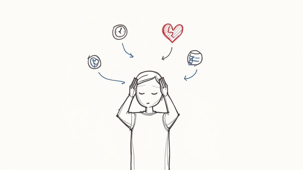 A split image with a "thumbs up" on one side and a "thumbs down" on the other, representing the division of opinion a controversial hook can create.