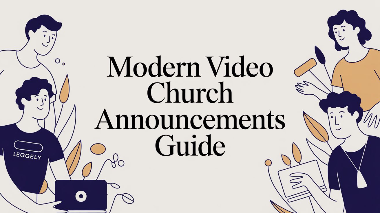 Modern Video Church Announcements Guide