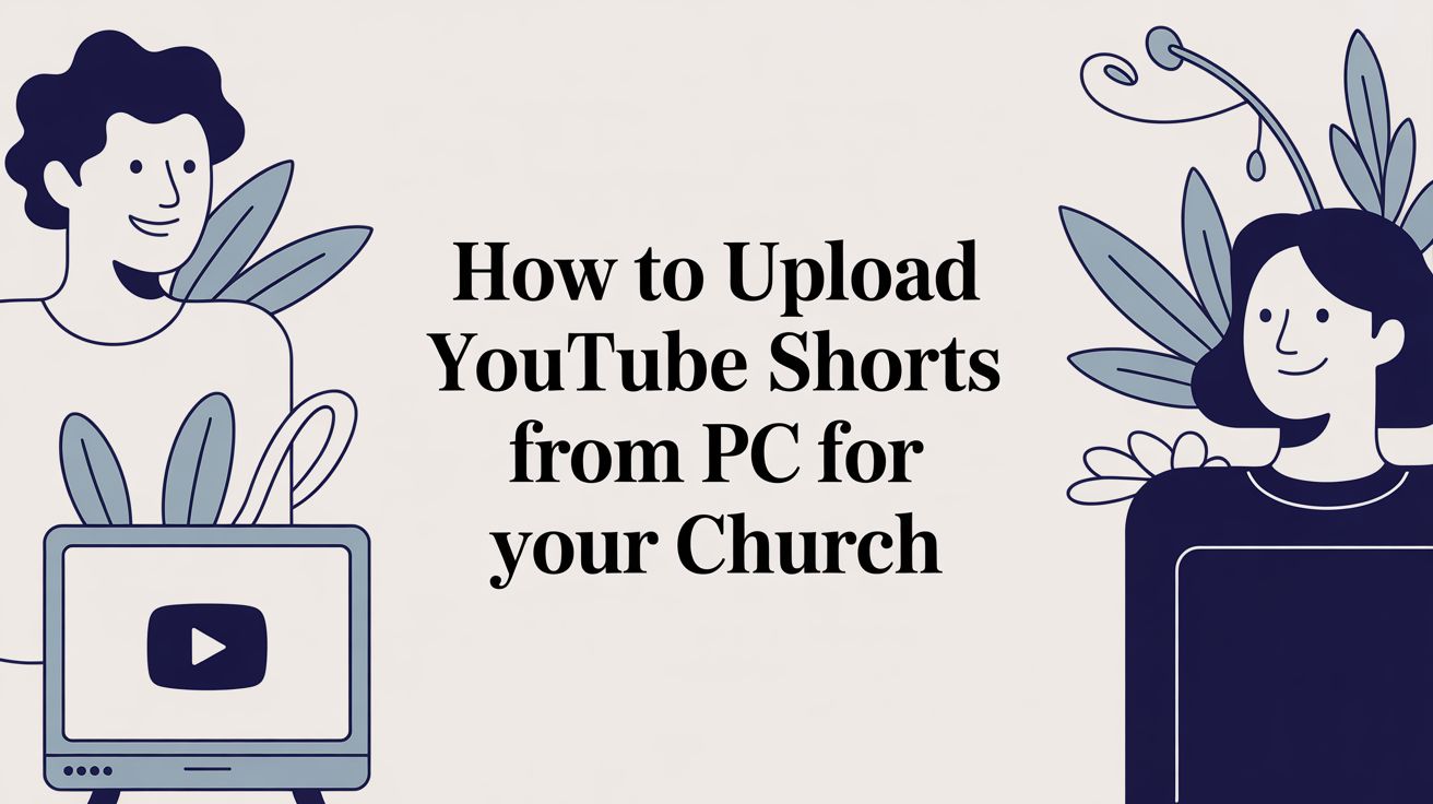 How to Upload YouTube Shorts from PC for Your Church