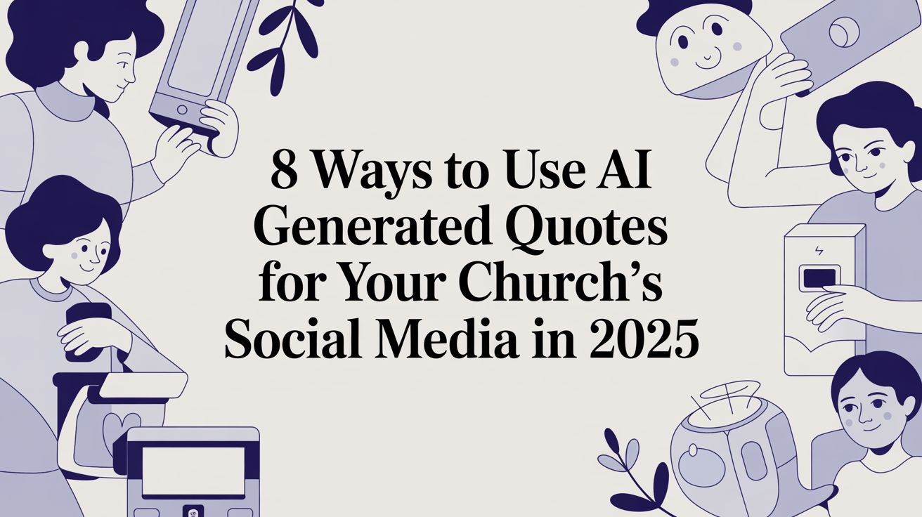 8 Ways to Use AI Generated Quotes for Your Church's Social Media in 2025