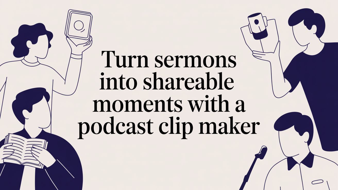 Turn Sermons into Shareable Moments with a Podcast Clip Maker