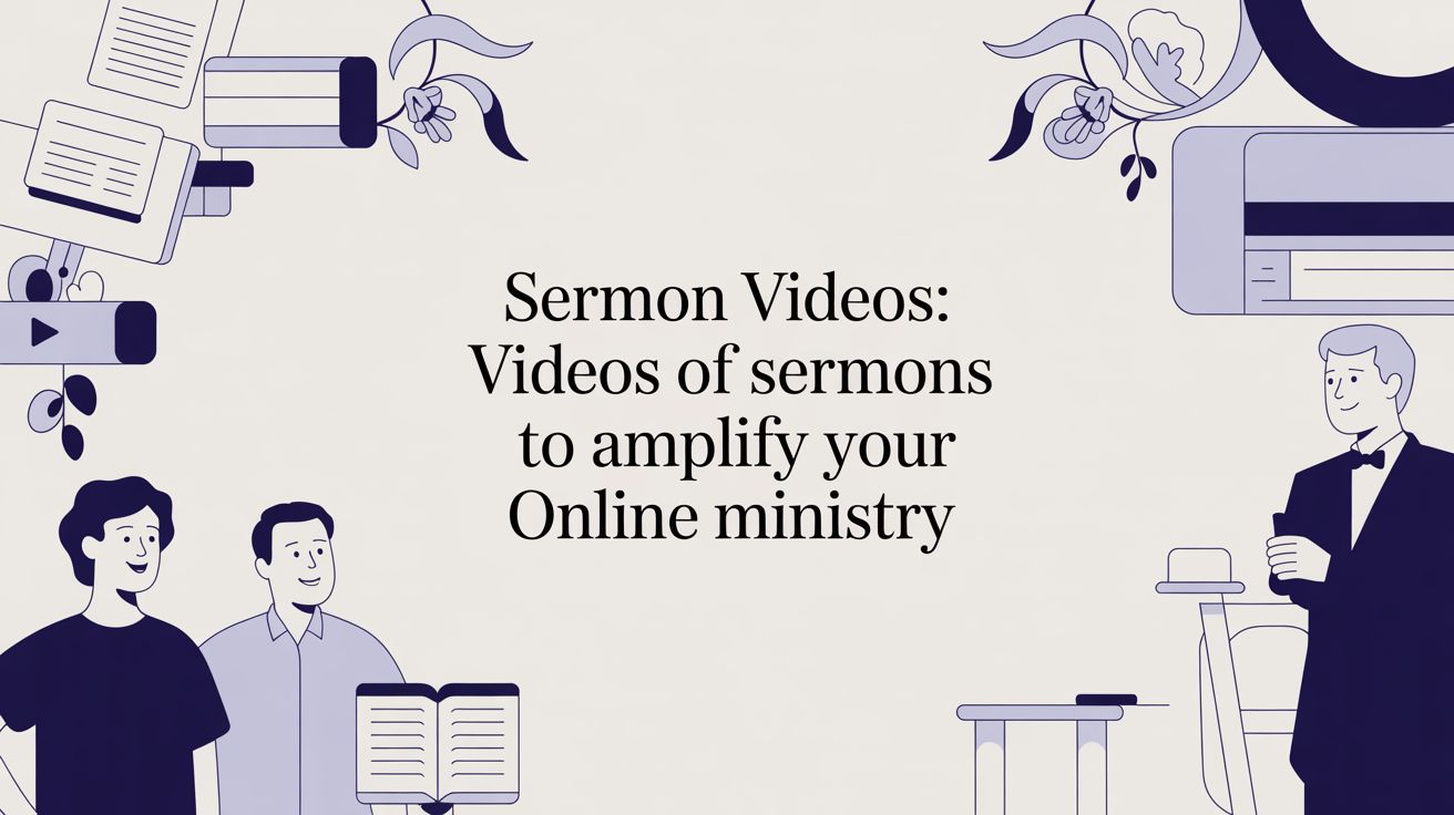Sermon Videos: Using Videos of Sermons to Amplify Your Online Ministry