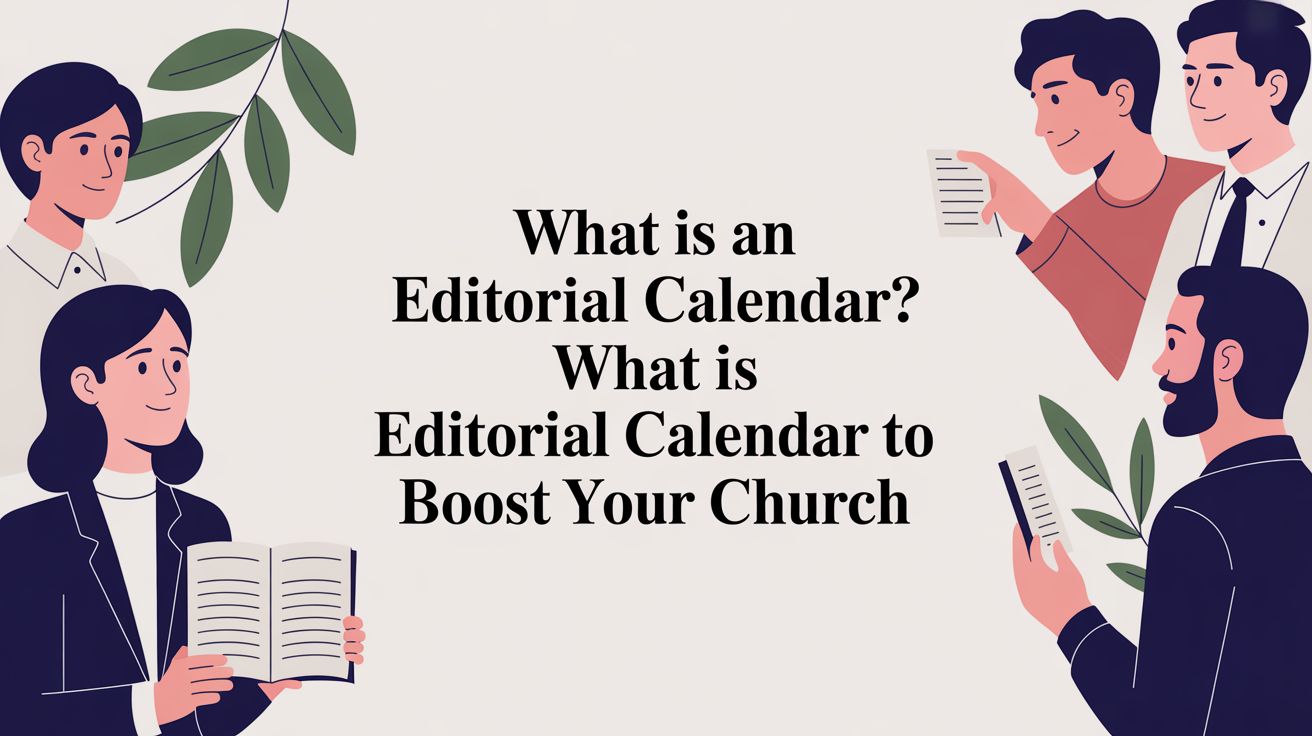 What Is an Editorial Calendar? A Guide for Your Church's Digital Ministry