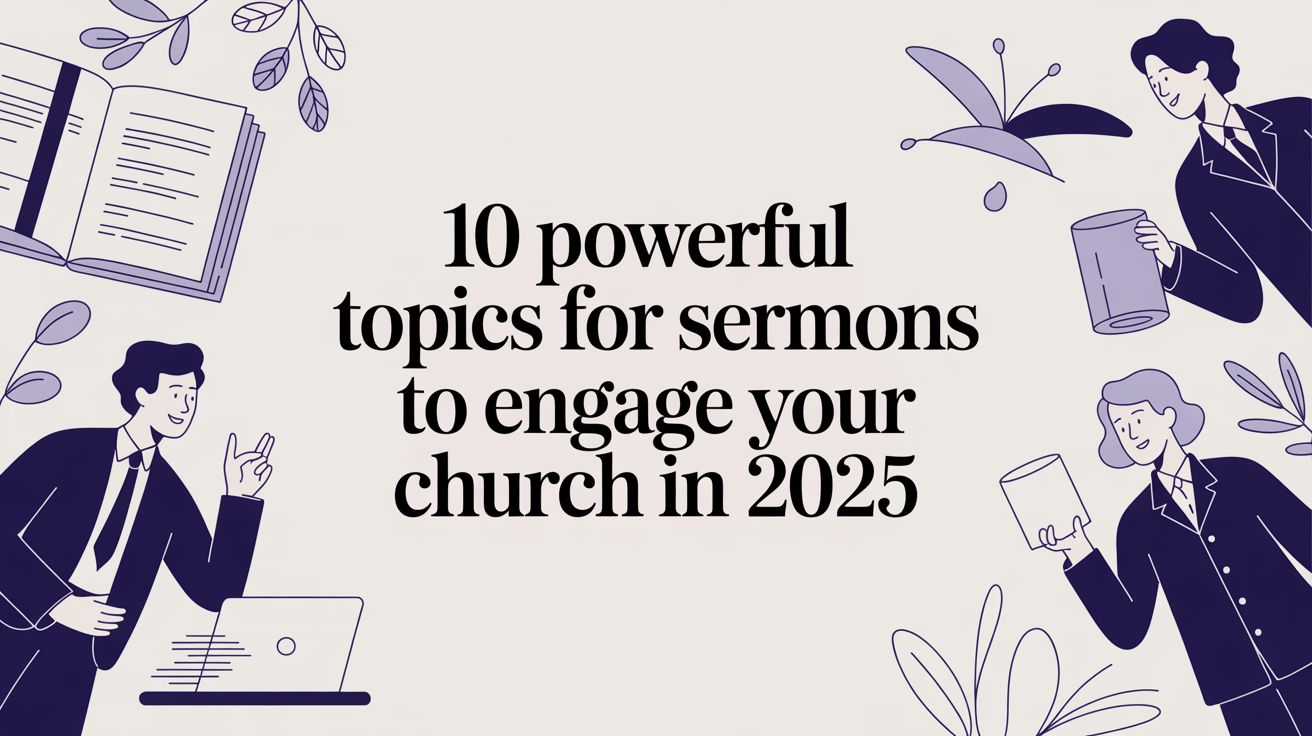 10 Powerful Topics for Sermons to Engage Your Church in 2025