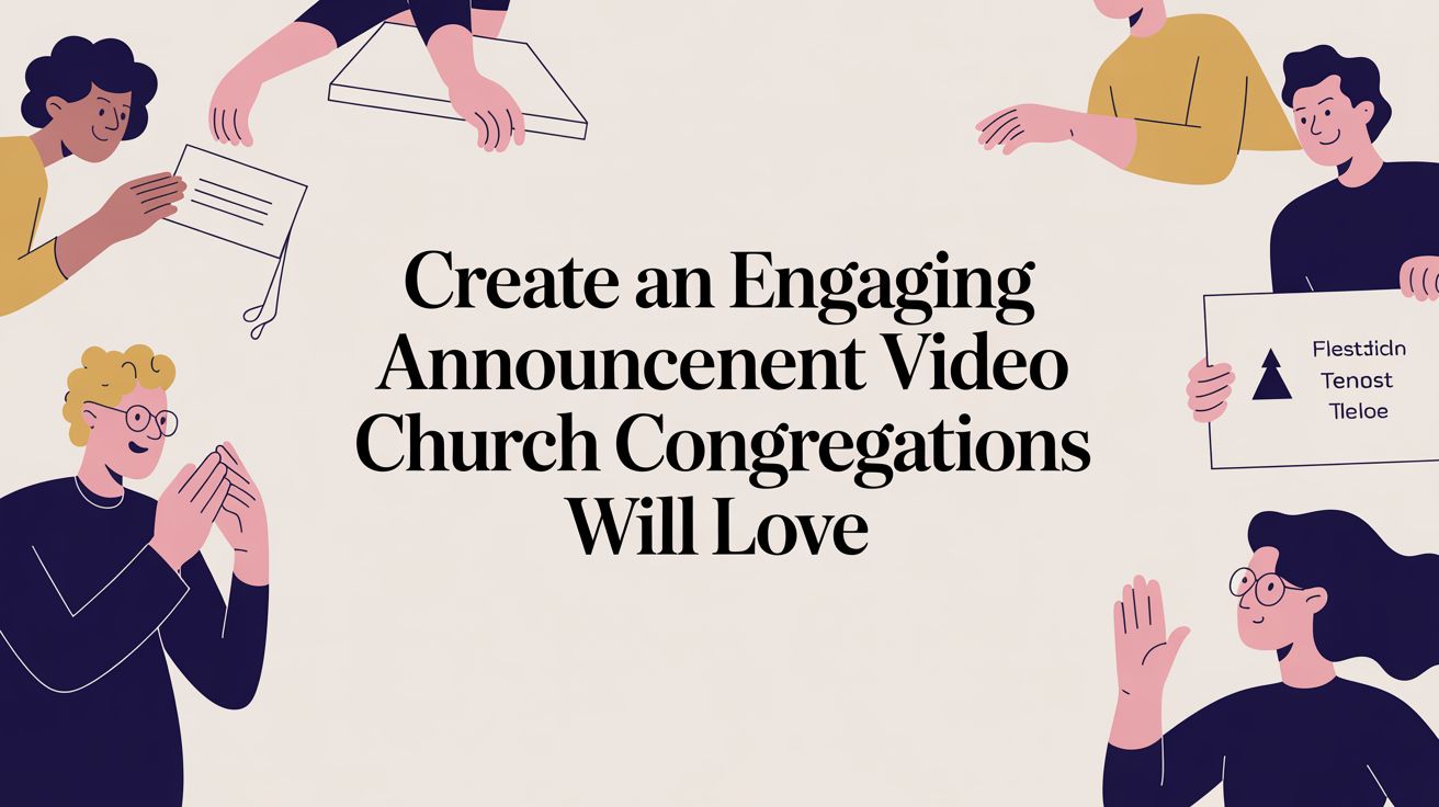 Create an Engaging Announcement Video Church Congregations Will Love