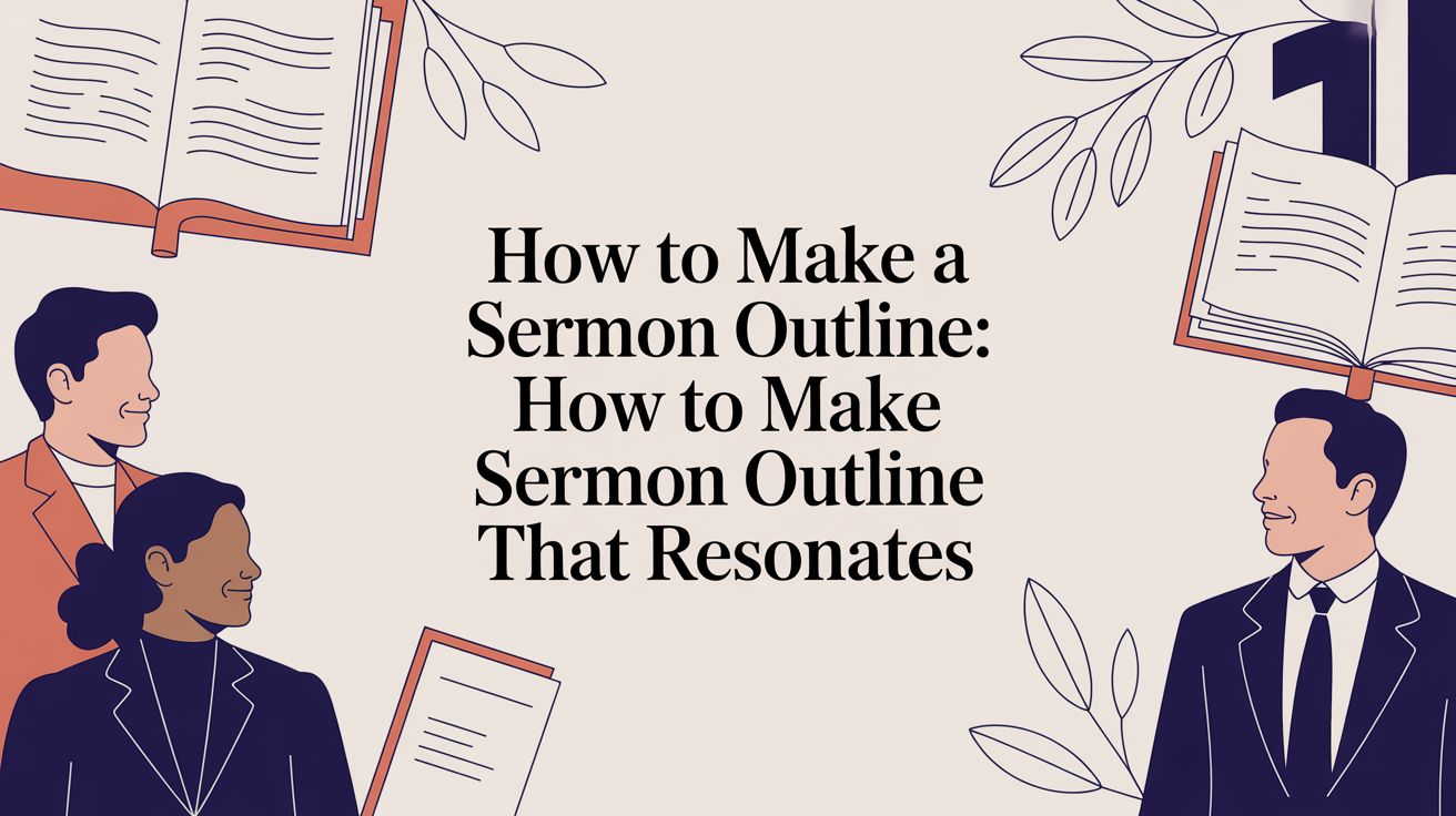 How to Make a Sermon Outline: A Pastor's Guide to Messages that Resonate