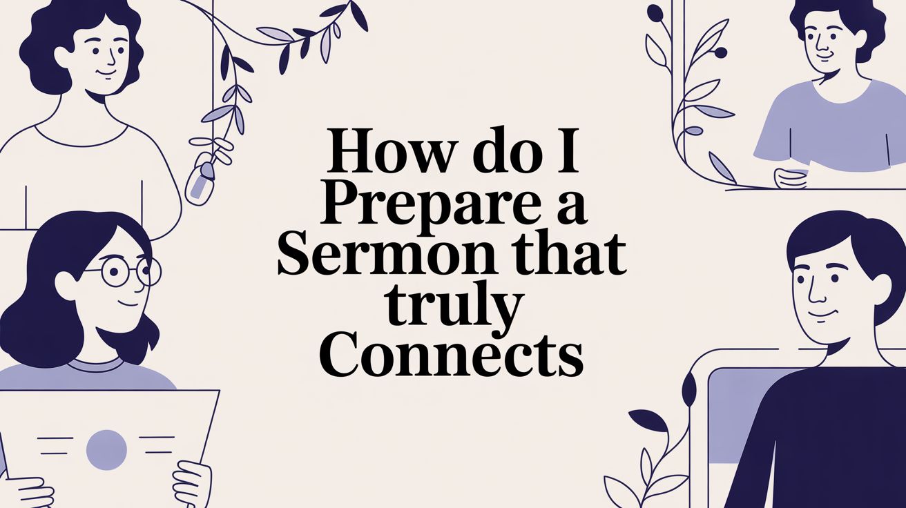 How Do I Prepare a Sermon That Truly Connects