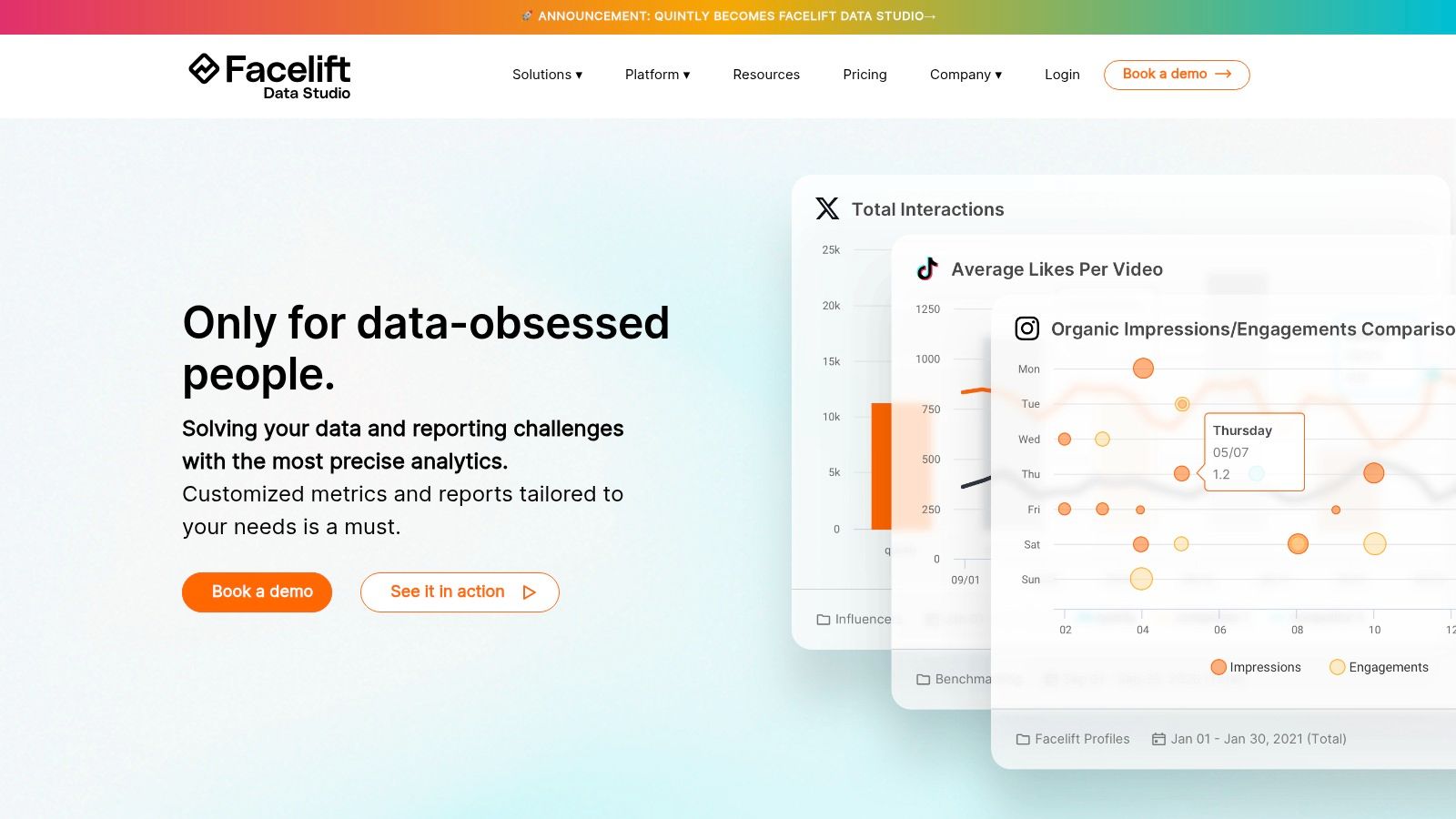 quintly (Facelift Data Studio)