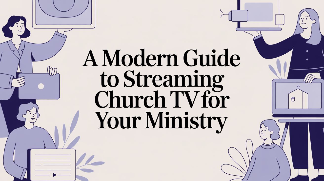 A Modern Guide to Streaming Church TV for Your Ministry