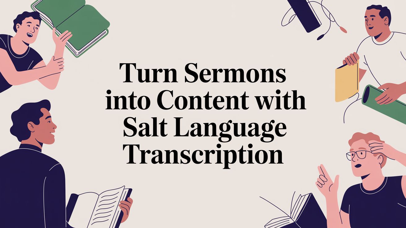 Turn Sermons into Content with SALT Language Transcription