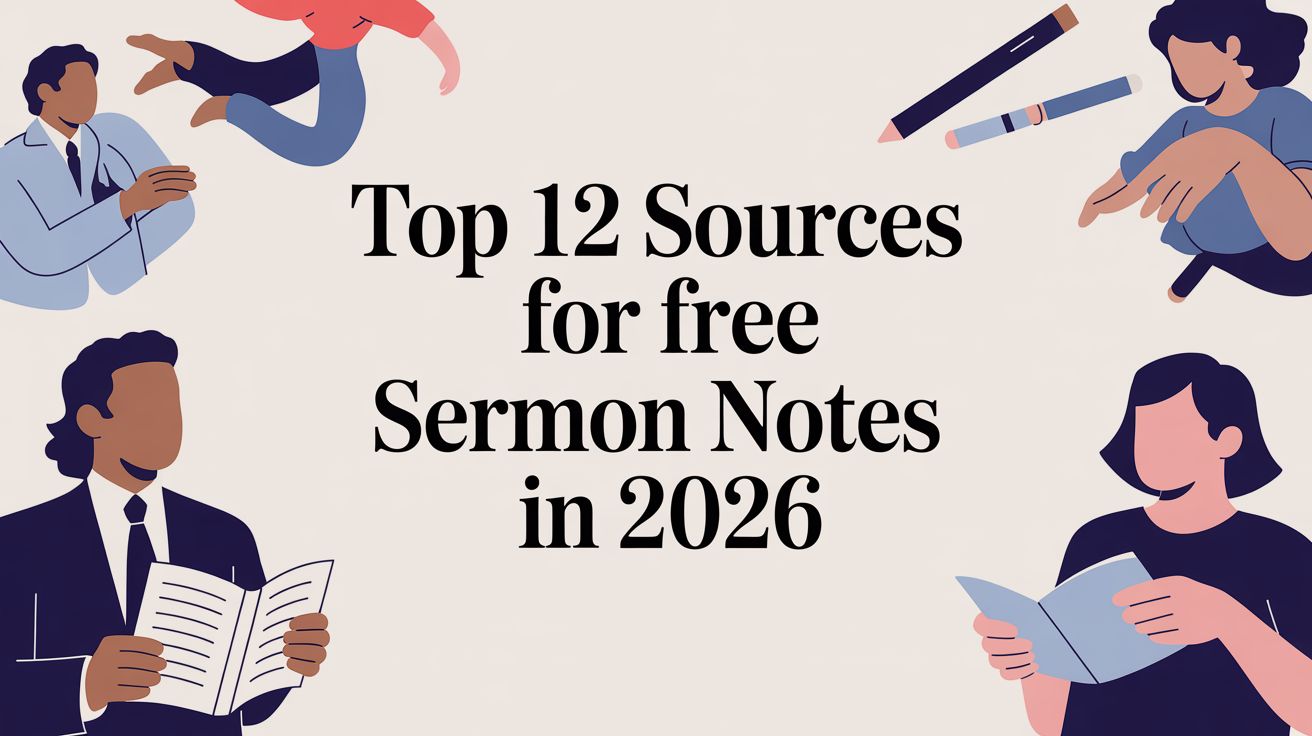 Top 12 Sources for Free Sermon Notes in 2026
