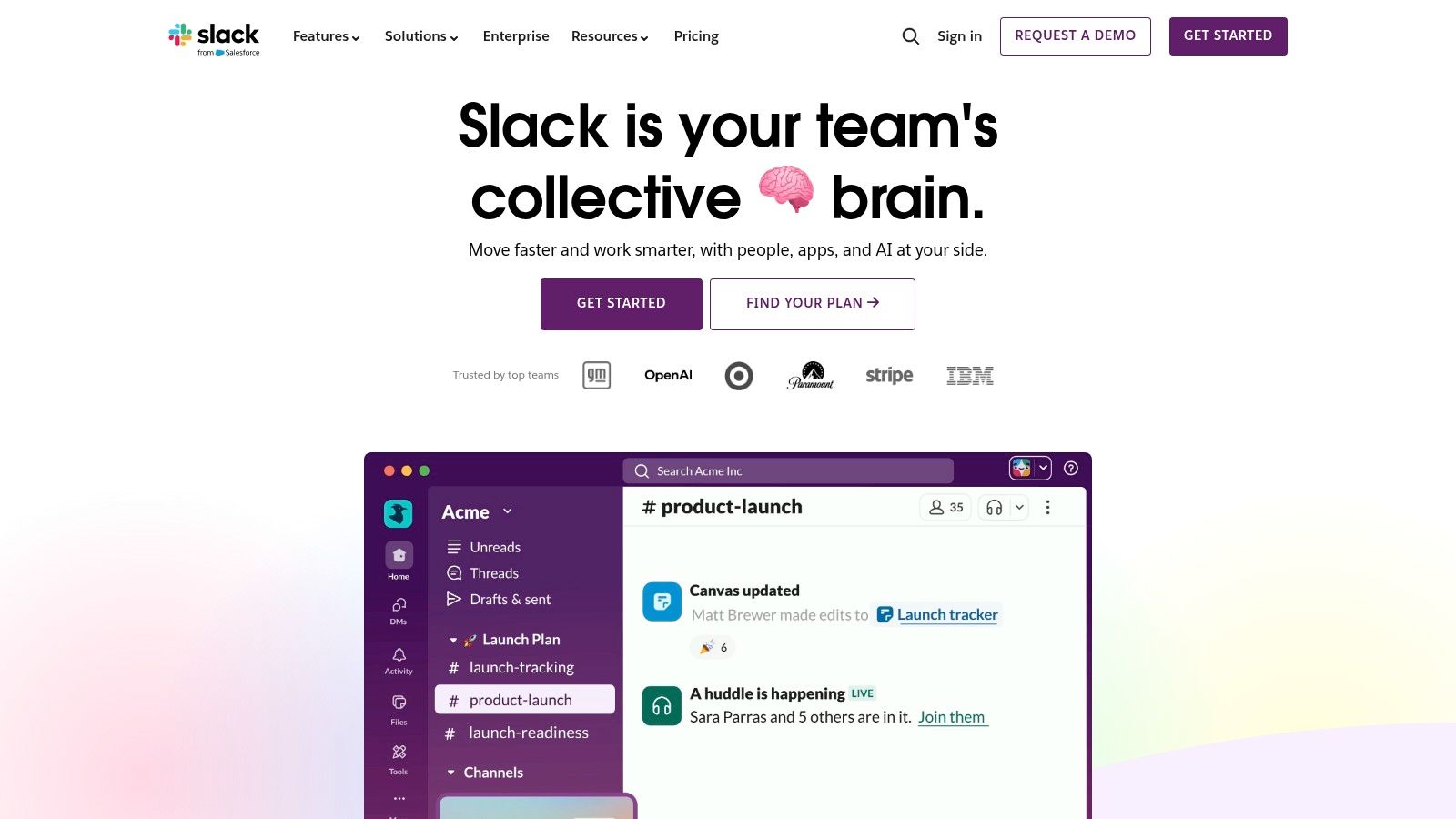 Slack (Free plan)