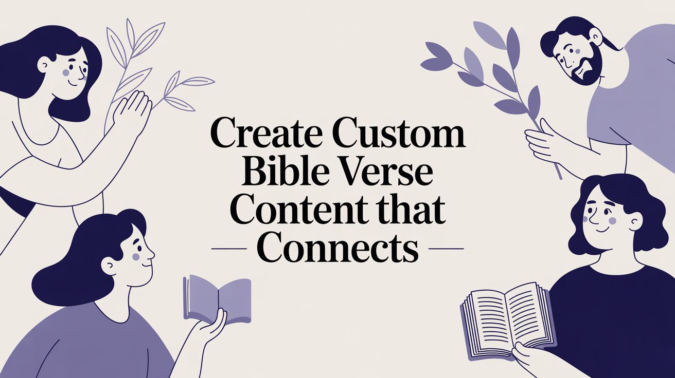Create Custom Bible Verse Content That Connects