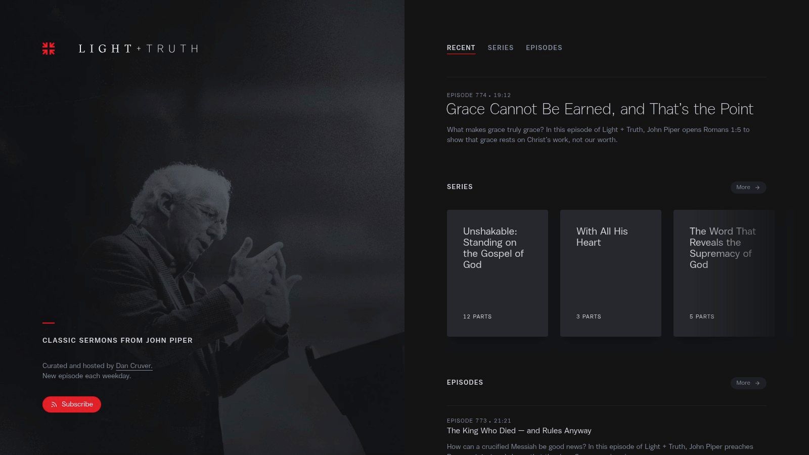 Light + Truth (Desiring God, John Piper)