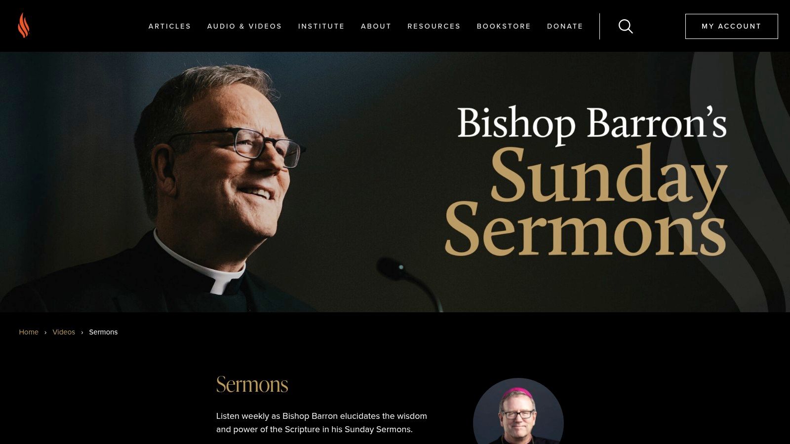 Bishop Barron’s Sunday Sermons (Word on Fire)