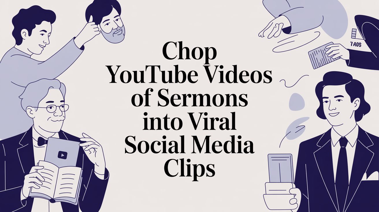 Chop YouTube Videos of Sermons Into Viral Social Media Clips