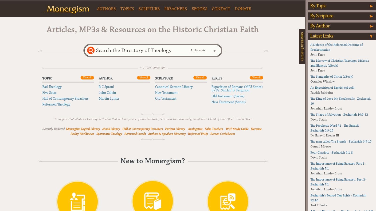 Monergism – Sermon Archive