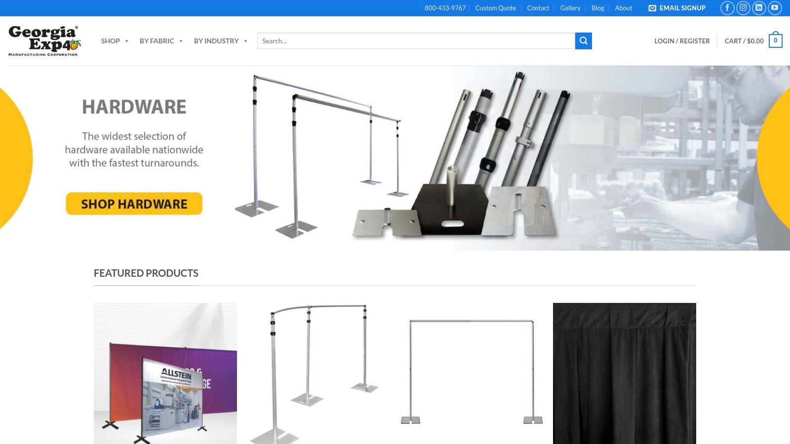 Georgia Expo (Pipe & Drape Backdrop Kits)