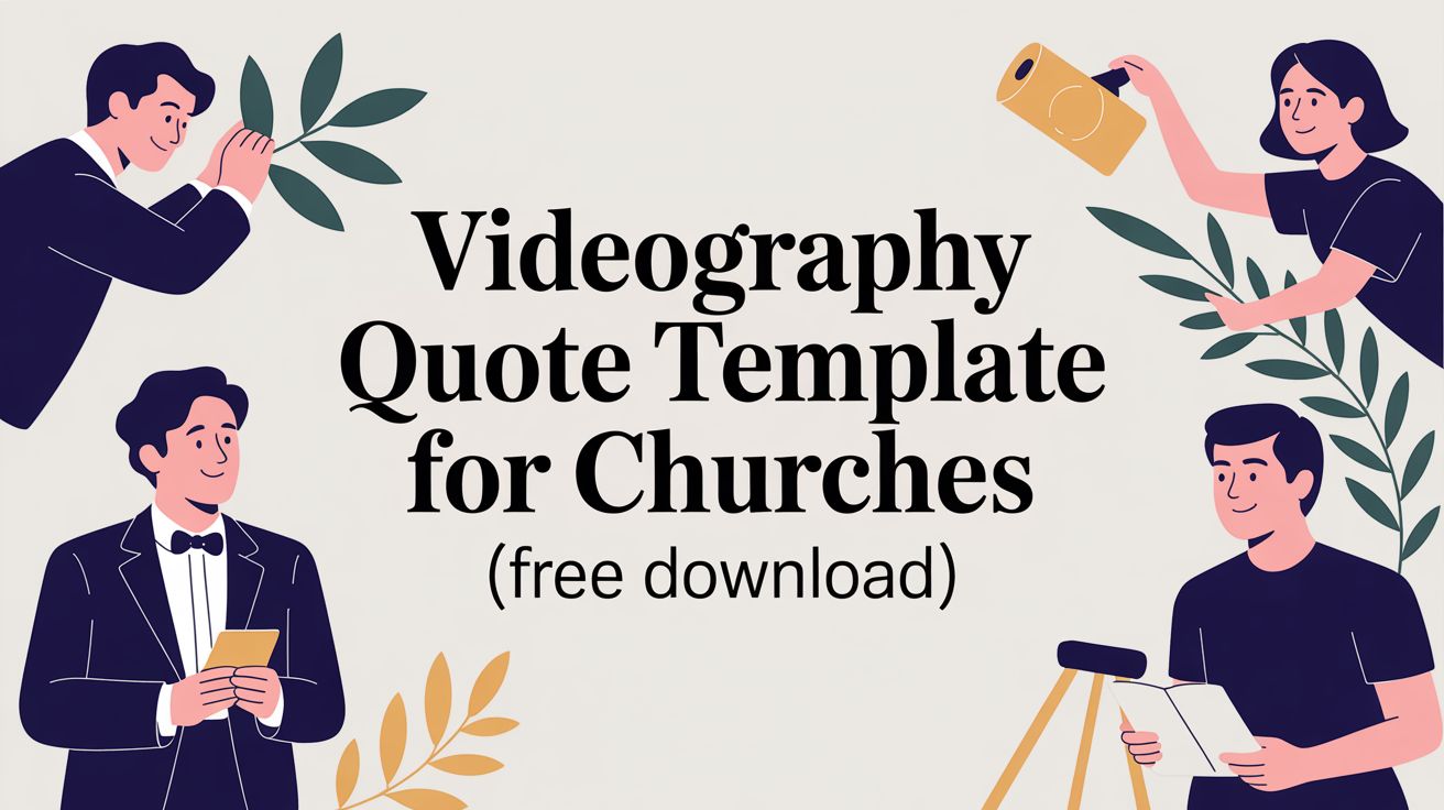 Videography Quote Template for Churches (Free Download)