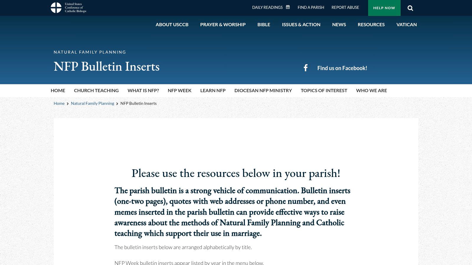 St. Paul Street Evangelization – Weekly Parish Bulletin Articles