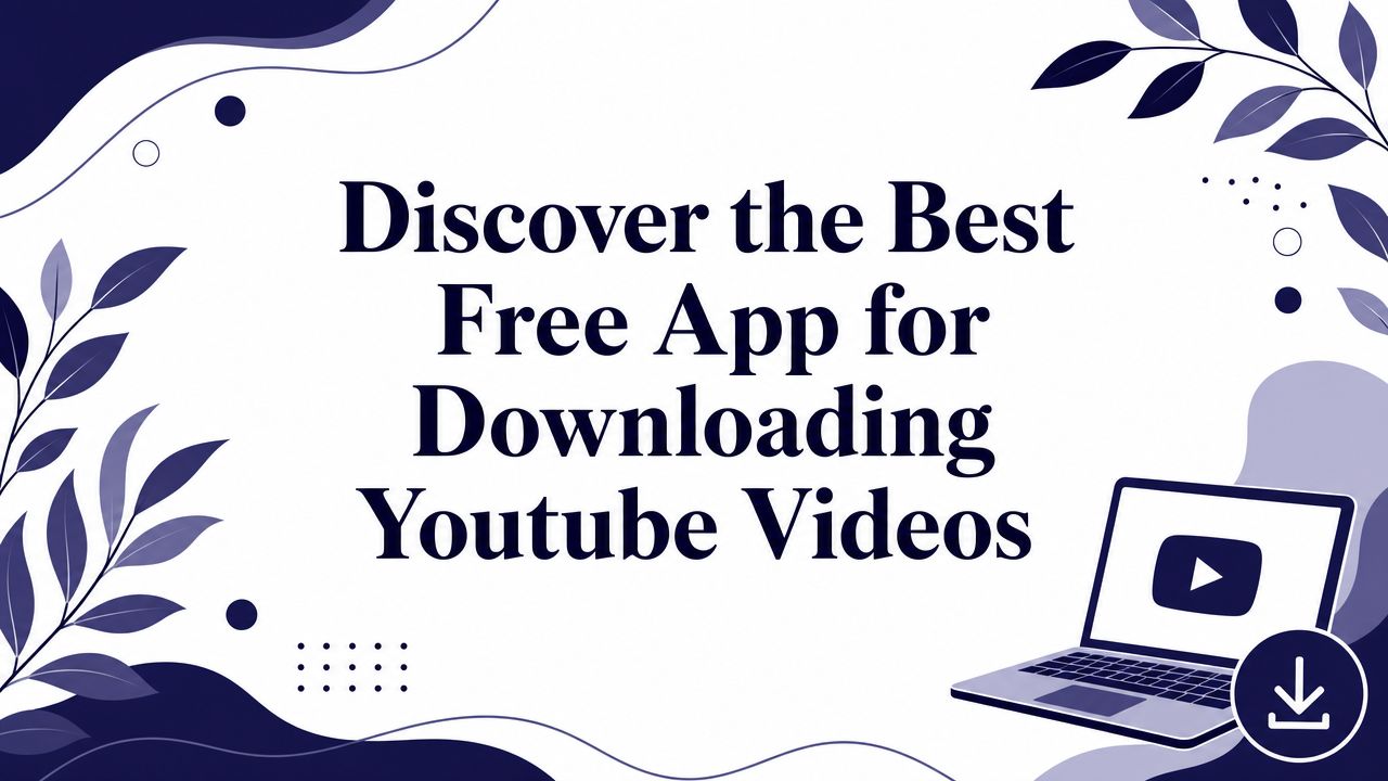 Discover the Best Free App for Downloading Youtube Videos