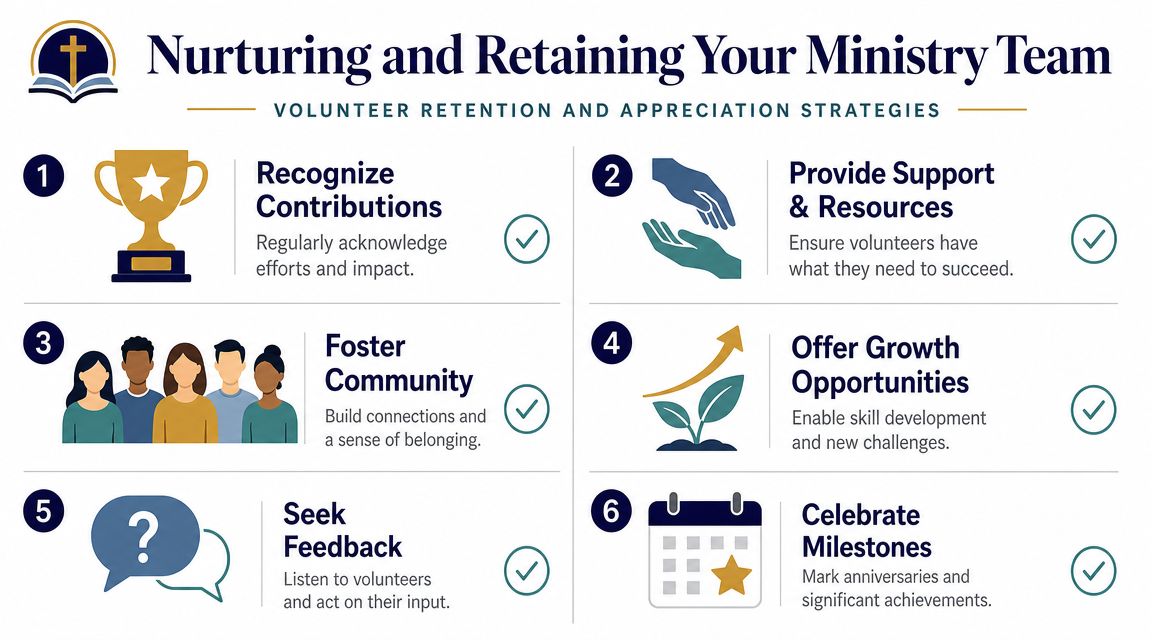 Nurturing and Retaining Your Ministry Team
