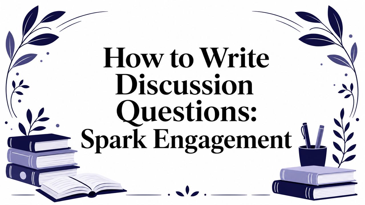 How to Write Discussion Questions: Spark Engagement