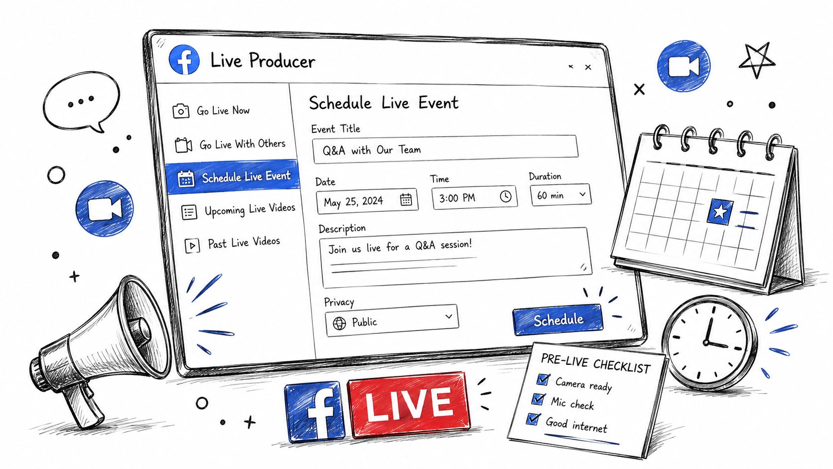 Screenshot from https://www.facebook.com/live/producer
