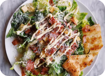 Salad on a plate