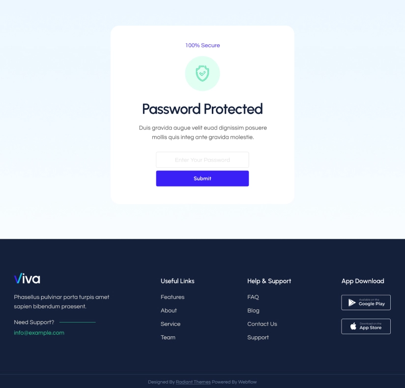 Password Protected