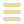 a hamburger menu 3 -line icon