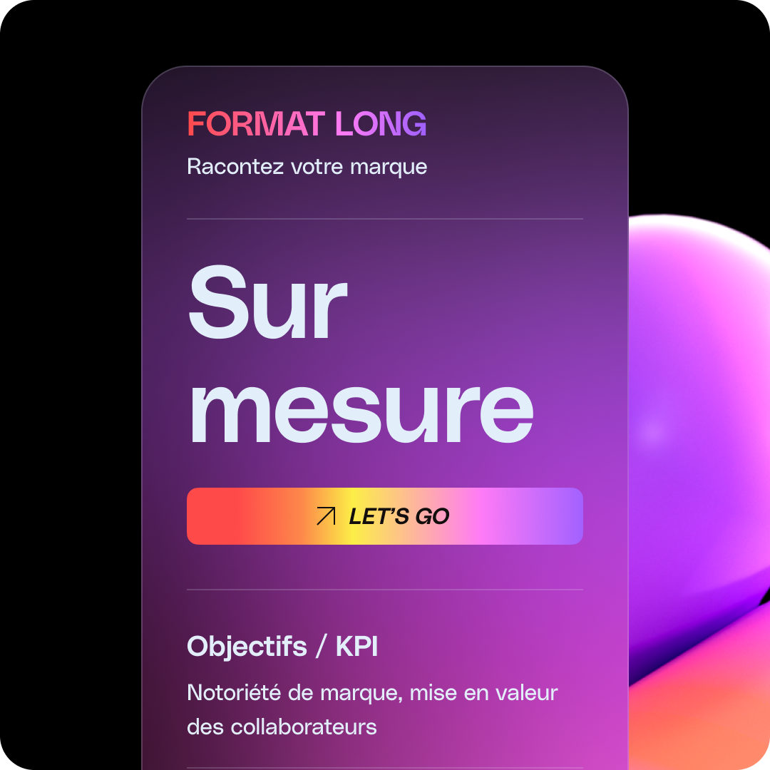 Une card de l'offre sur mesure du site de Kom