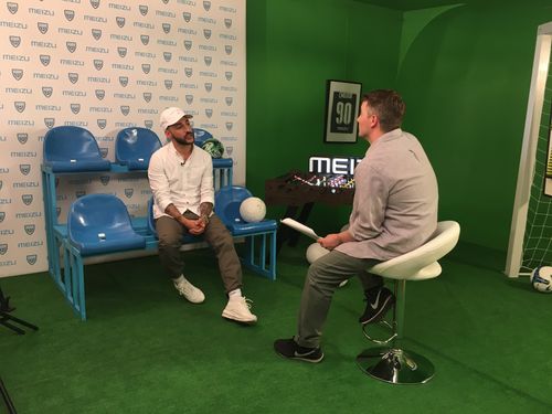 Интервью для футбольного видеоблога