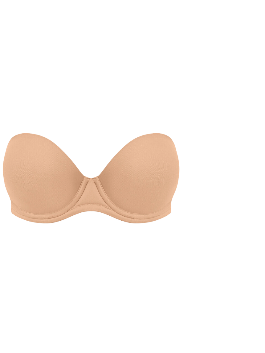 Beige strapless BH van het merk Wacoal