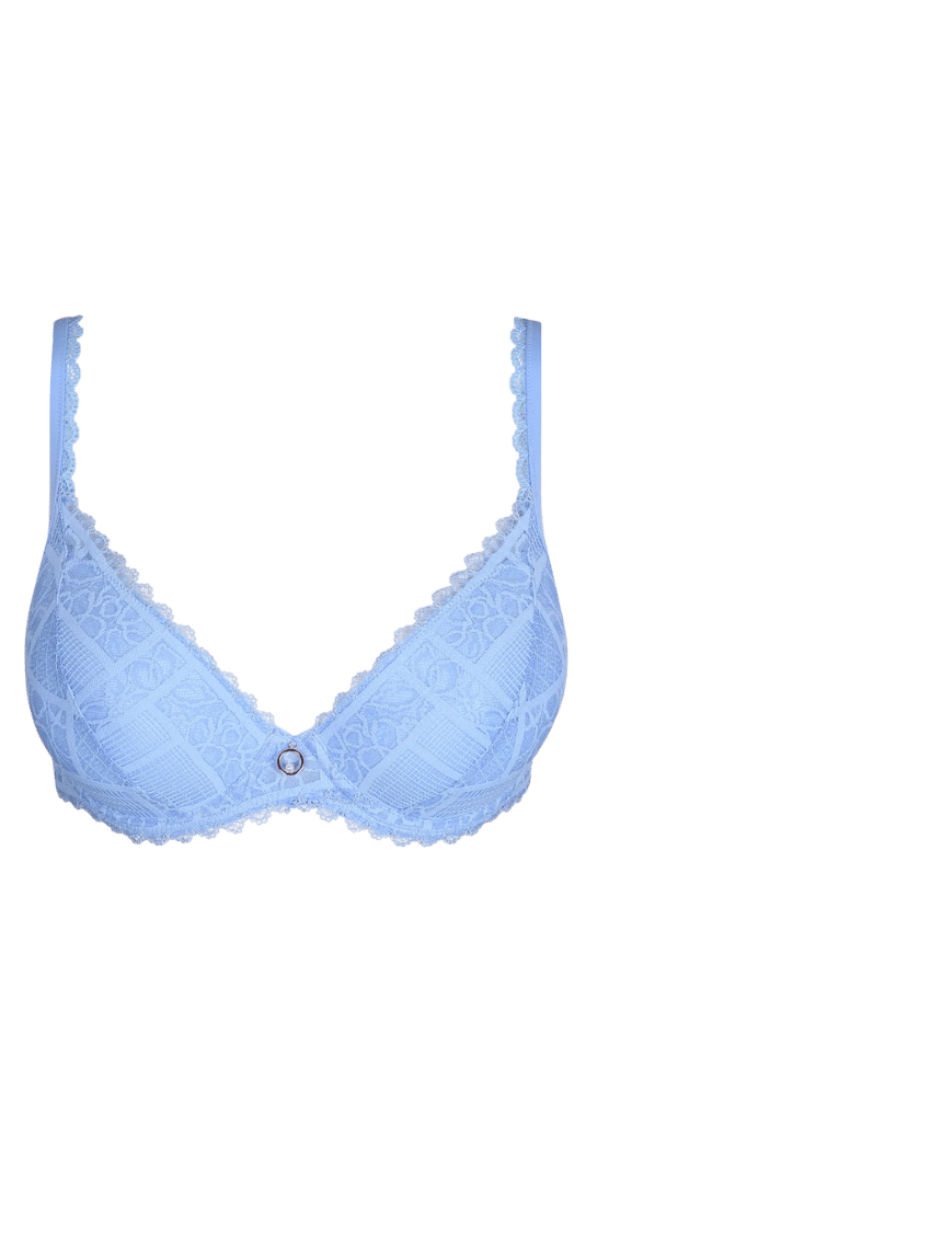 Blue plunge bra from the brand Marie Jo