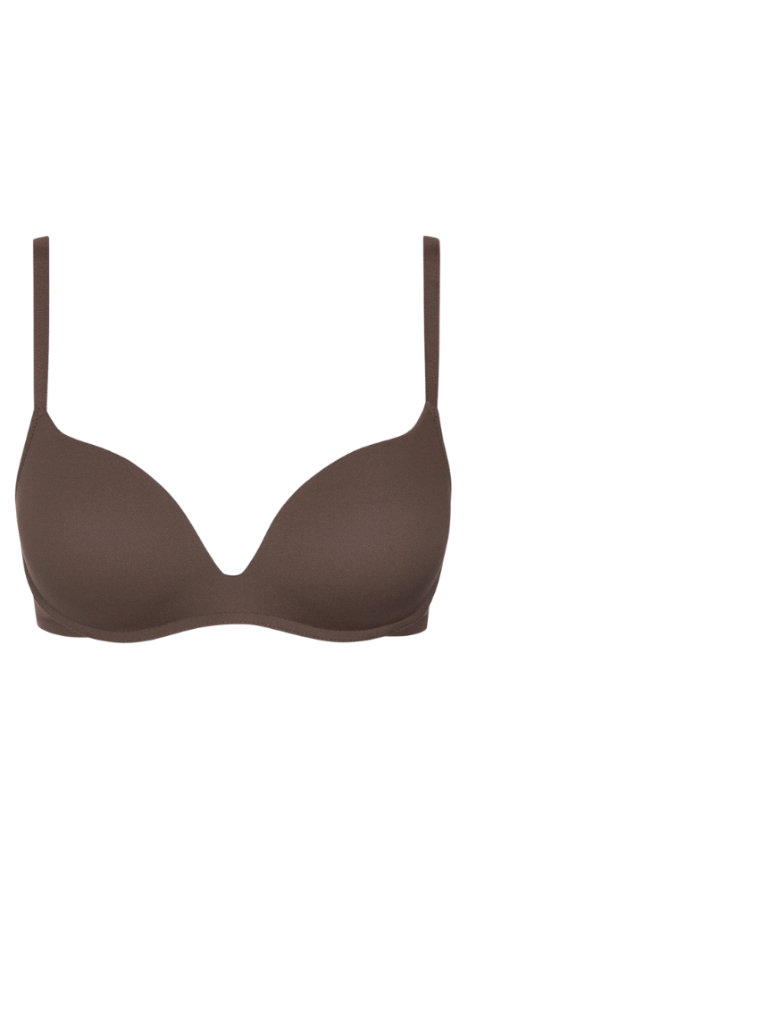 Brown push-up bra from the brand Lisca