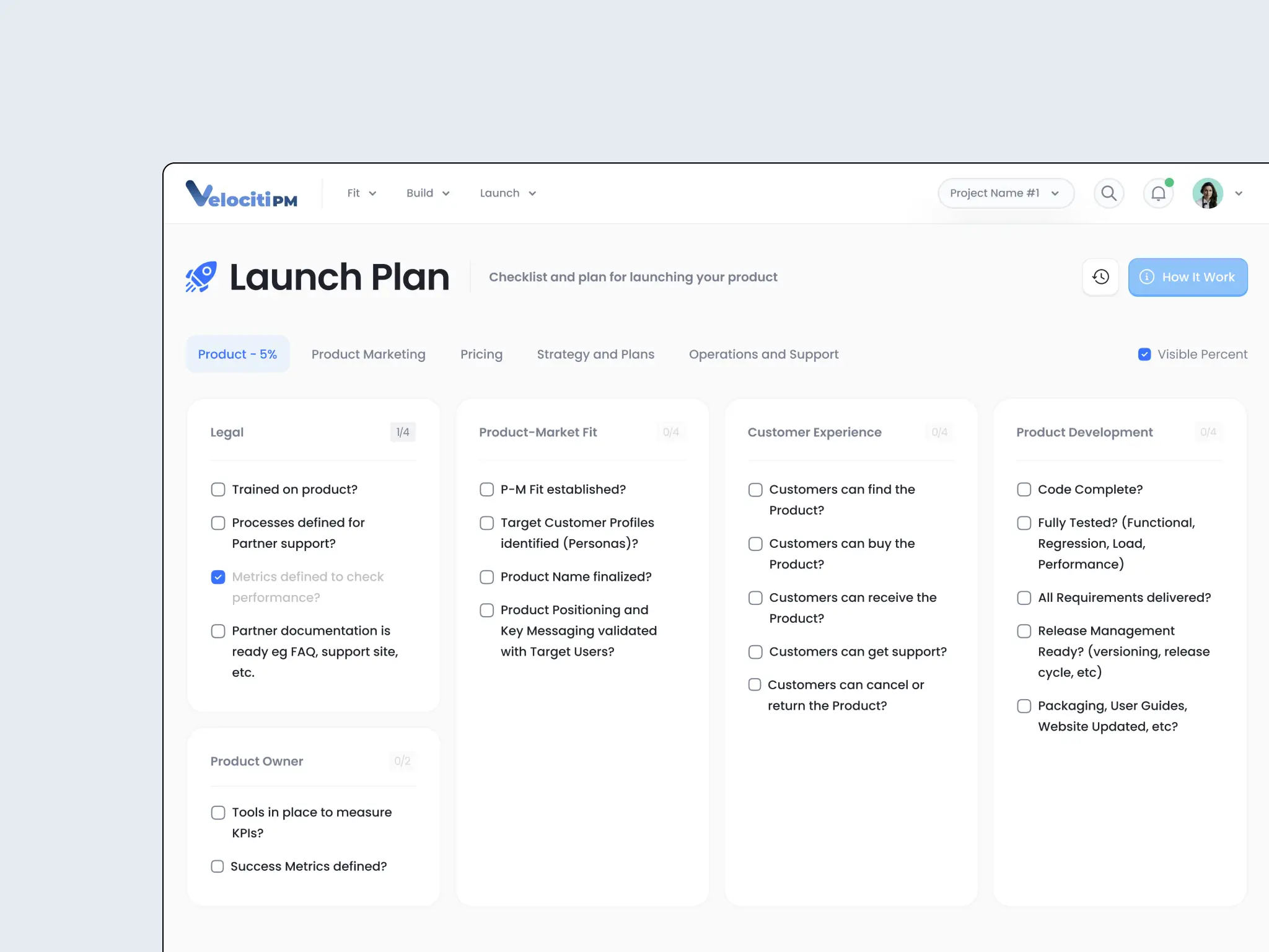launch plan page designed by mykola designer