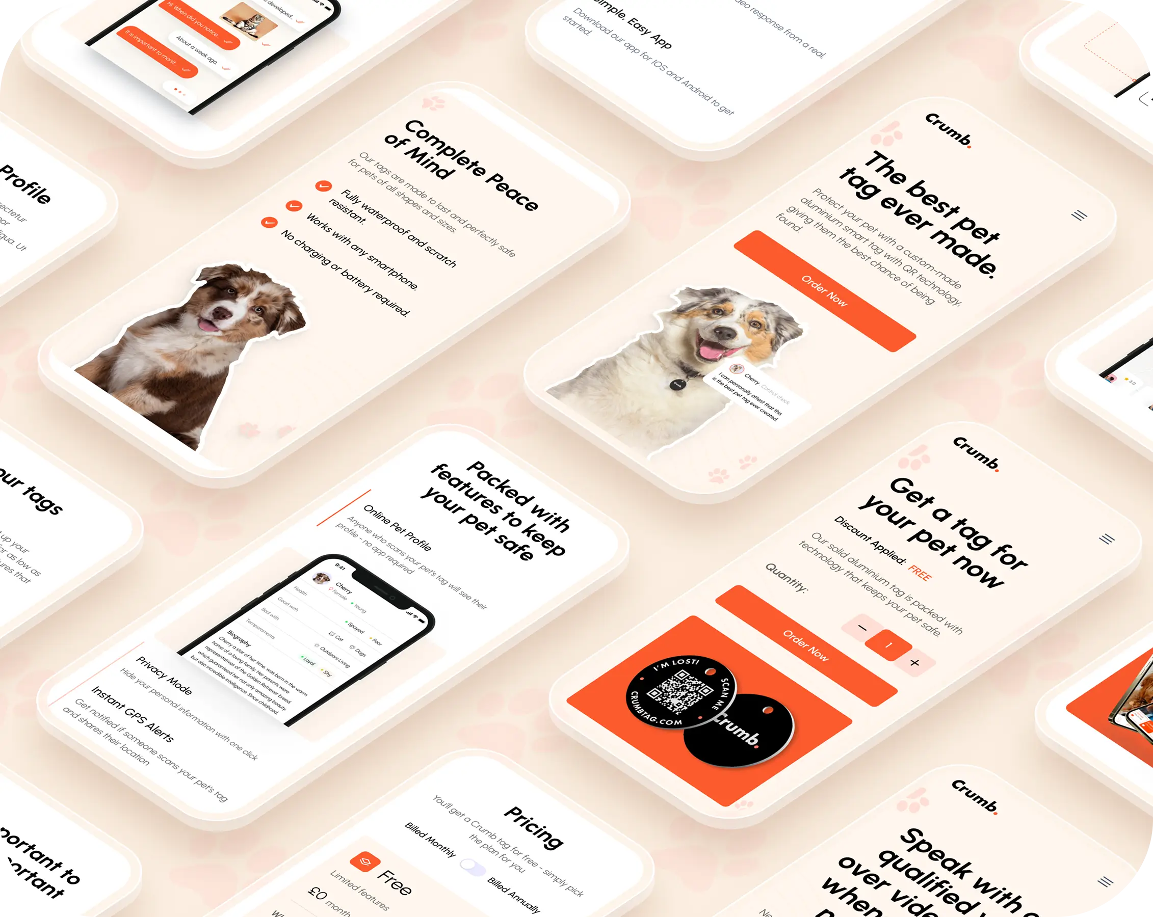 A collection of various dog-related apps displayed on a smartphone screen
